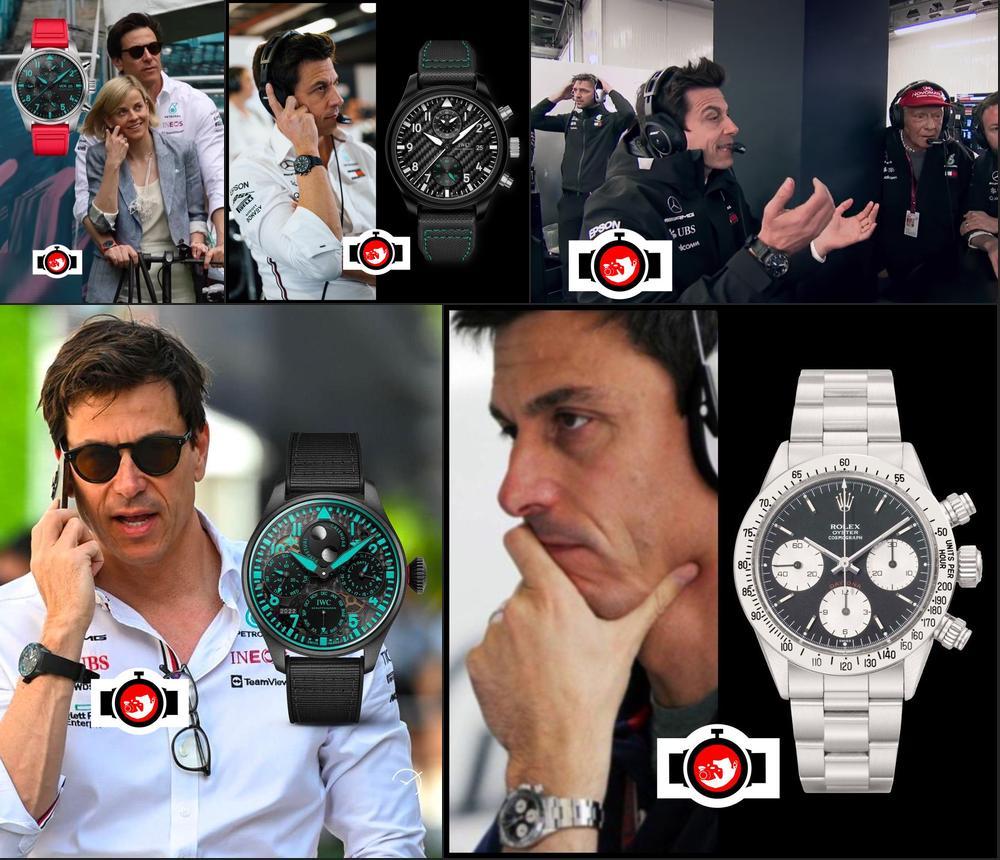 Unveiling the Remarkable Watch Collection of Toto Wolff: A Glimpse into the World of IWC and Rolex